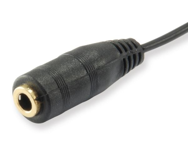 Equip 147941, Sort, 2 x 3.5 mm, 3,5 mm, Hankjønn, Hunkjønn, Polyvinylklorid (PVC)