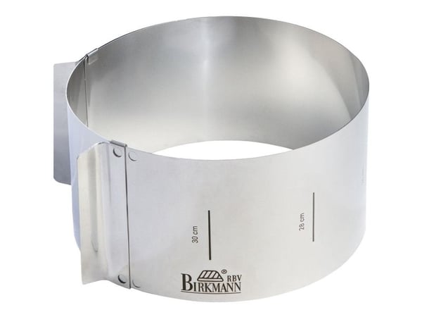 RBV Birkmann Kakkurengas | Easy Baking - Kakkurengas - Pyöreä - Tasainen pinta - Ruostumaton teräs - Ruostumaton teräs - 100 mm (429314)
