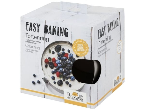 RBV Birkmann Kakkurengas | Easy Baking - Kakkurengas - Pyöreä - Tasainen pinta - Ruostumaton teräs - Ruostumaton teräs - 100 mm (429314)