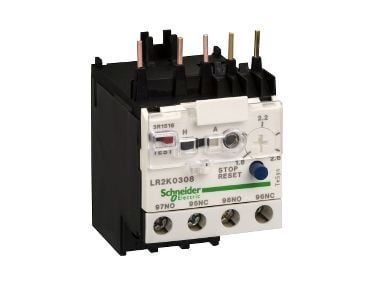 Schneider Electric LR2K0312, Musta, Valkoinen, BS 4941 IEC 60947 NF C 63-650 VDE 0660 IP2x CSA UL, 6 A, 45 x 65 x 58 mm, 145 g, -20 - 55 °C Schneider Electric LR2K0312, Musta, Valkoinen, BS 4941 IEC 60947 NF C 63-650 VDE 0660 IP2x CSA UL, 6 A, 45 x 65 x 58 mm, 145 g, -20 - 55 °C