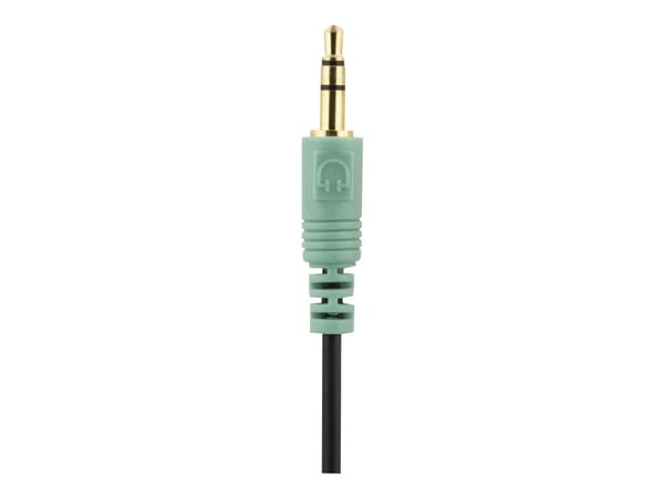 DELTACO HL-51 - Hodetelefoner - full størrelse - kablet - 3,5 mm jakk - svart
