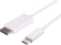 Microconnect USB3.1CDPB2W, 2 m, USB Type-C, DisplayPort, Uros, Uros, Kulta