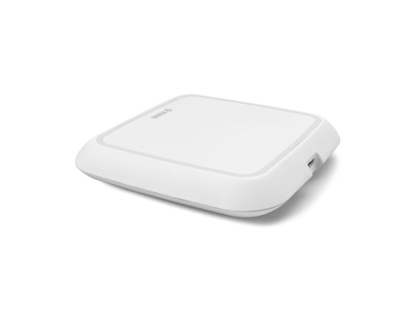 ZENS Single Fast Wireless Charger - Trådløs ladematte - 10 watt - FC - hvit