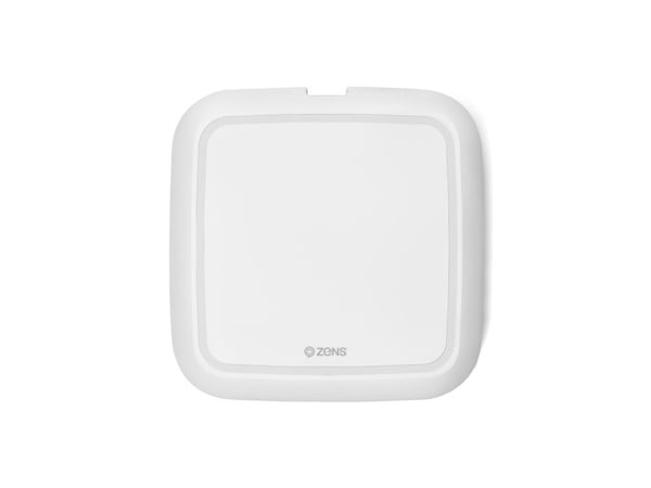 ZENS Single Fast Wireless Charger - Trådløs ladematte - 10 watt - FC - hvit