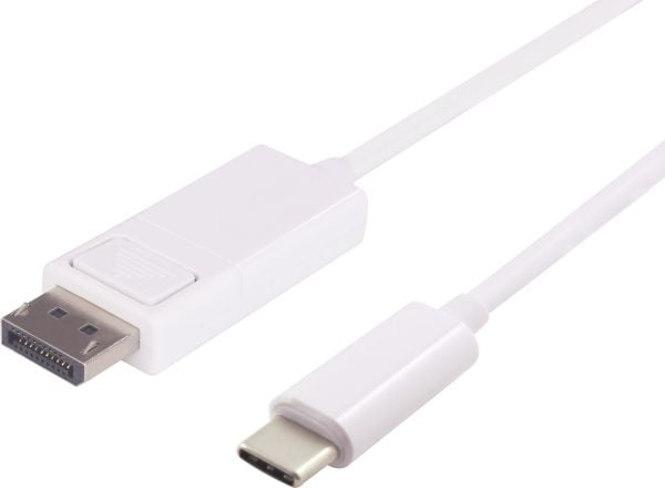 Microconnect USB3.1CDPB2W, 2 m, USB Type-C, DisplayPort, Uros, Uros, Kulta