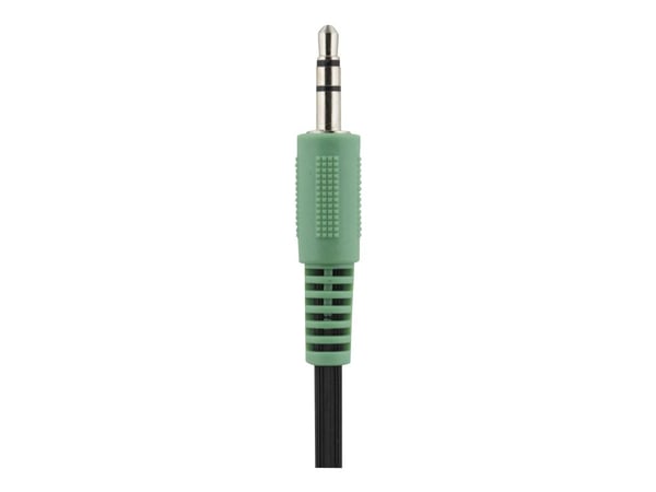 DELTACO HL-54 - Hodetelefoner - full størrelse - kablet - 3,5 mm jakk