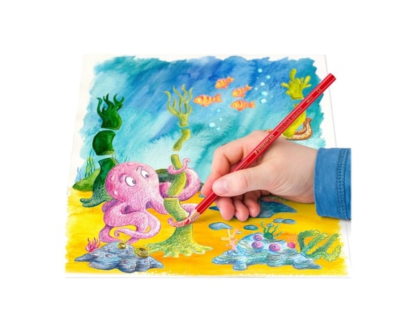 STAEDTLER Noris Club aquarell - Vannfargeblyant - assorterte farger (en pakke 12)