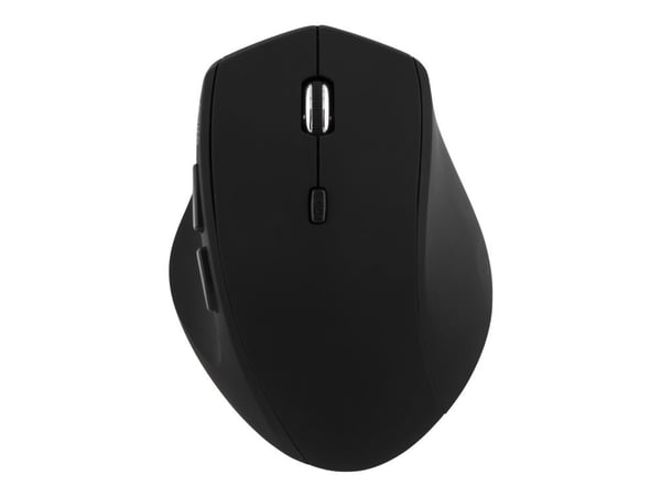 DELTACO MS-805 - Mus - optisk - 5 knapper - trådløs - USB trådløs mottaker - svart