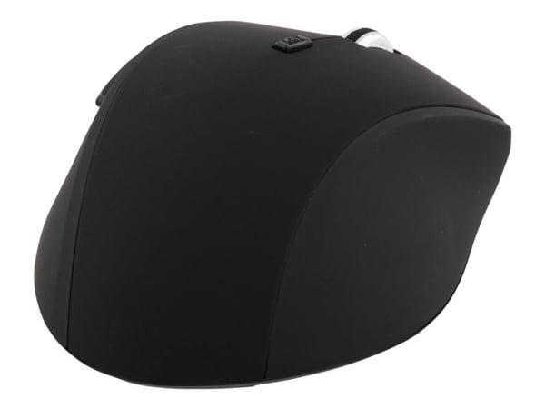 DELTACO MS-805 - Mus - optisk - 5 knappar - trådlös - trådlös USB-mottagare - svart
