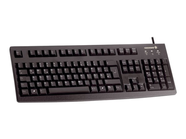 CHERRY G83-6105 - Tastatur - USB - Fransk - svart