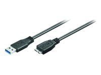MicroConnect - USB-kaapeli - USB Type A (han) til Micro-USB Type B (han) - USB 3.0 - 1 m - lajittelu - lajittelu