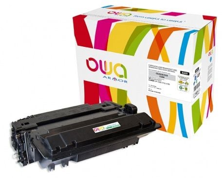 OWA - Svart - kompatibel - gjenfabrikert - tonerpatron (alternativ for: HP CE255A) - for HP LaserJet Enterprise MFP M525; LaserJet Enterprise Flow ...