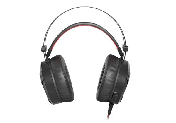 GENESIS Neon 360, Koblet med ledninger (ikke trådløs), Spilling, 20 - 20000 Hz, 390 g, Hodesett, Sort, Rød