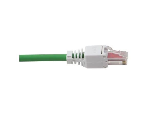 LogiLink MP0025, RJ-45, Valkoinen, Uros, Cat6, 22/26, Kulta