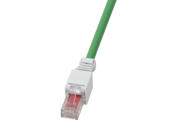 LogiLink MP0025, RJ-45, Valkoinen, Uros, Cat6, 22/26, Kulta