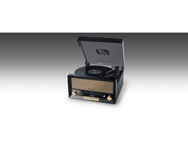 Muse MT-110B, Direktedrevet platespiller, Sort, Brun, Tre, 33,45,78 RPM, Rotasjon, CD, CD-R, CD-RW