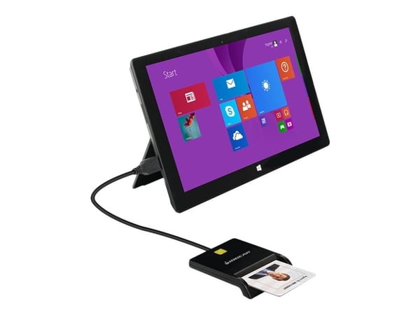IOGEAR USB Smart Card Reader - SMART-kortleser - USB