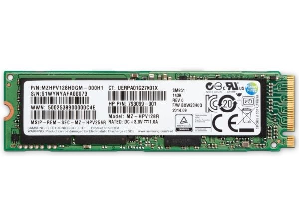 HP Z Turbo Drive - SSD - 512 GB - intern - M.2 - PCIe 3.0 x4 (NVMe) - for Workstation Z4 G4, Z6 G4