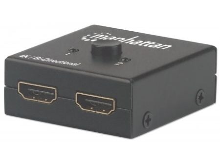 Manhattan 207850, HDMI, metall, sort, 480i, 480p, 576i, 576p, 720p, 1080i, 1080p, 2160p, 10,2 Gbit/sek., 340 MHz Manhattan 207850, HDMI, metall, sort, 480i, 480p, 576i, 576p, 720p, 1080i, 1080p, 2160p, 10,2 Gbit/sek., 340 MHz