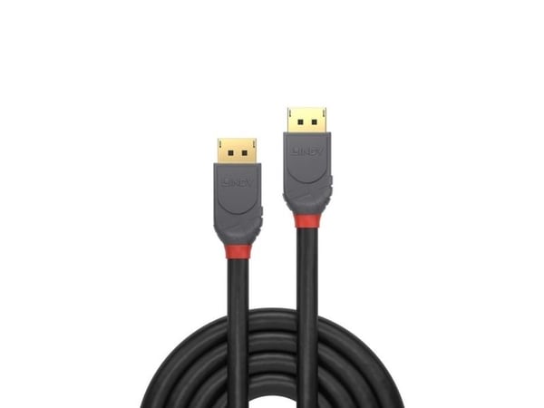Lindy 36484, 5 m, DisplayPort, DisplayPort, Hankjønn, Hankjønn, 4096 x 2160 piksler