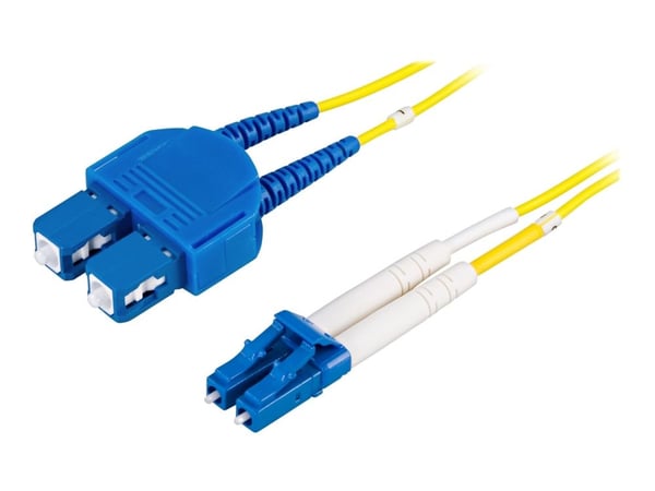 DELTACO - Nettverkskabel - LC-enkeltmodus (hann) til SC-enkeltmodus (hann) - 20 m - 20 m - fiberoptisk - 9 / 125 micron - OS1