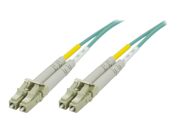 DELTACO - Nettverkskabel - LC/PC-multimodus (hann) til LC/PC-multimodus (hann) - 25 m - 25 m - fiberoptisk - 50 / 125 mikroner - OM3 - halogenfri -...