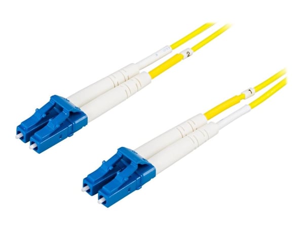 DELTACO - Nettverkskabel - LC-enkeltmodus (hann) til LC-enkeltmodus (hann) - 30 m - 30 m - fiberoptisk - 9 / 125 micron - OS2
