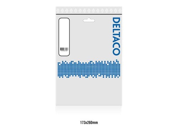 DELTACO DEL-163F - Telefonkabel - RJ-11 (hann) til RJ-11 (hann) - 10 m - hvit