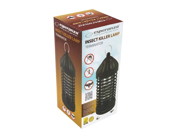 Esperanza EHQ005 ELEKTRISK INSEKT UV-LAMPE Sort