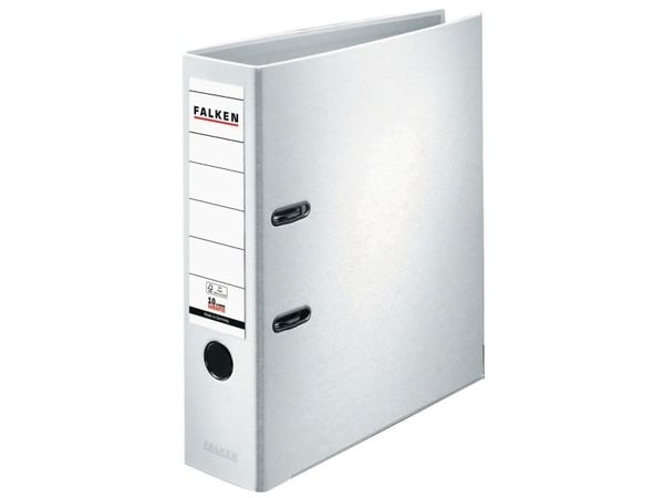 Falken PP-Color A4 perm ryggbredde 80 mm hvit 2 bøyler 9984030