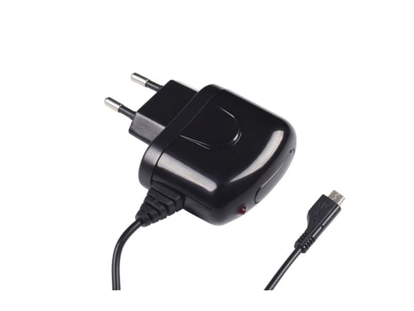 Techly IPW-USB-MICRO2, Sisätila, AC, 5 V, 2 A, 1,5 m, Musta