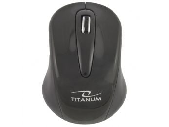 Titanum TORPEDO 3D - Mus - optisk - 3 knapper - trådløs - 2.4 GHz - svart