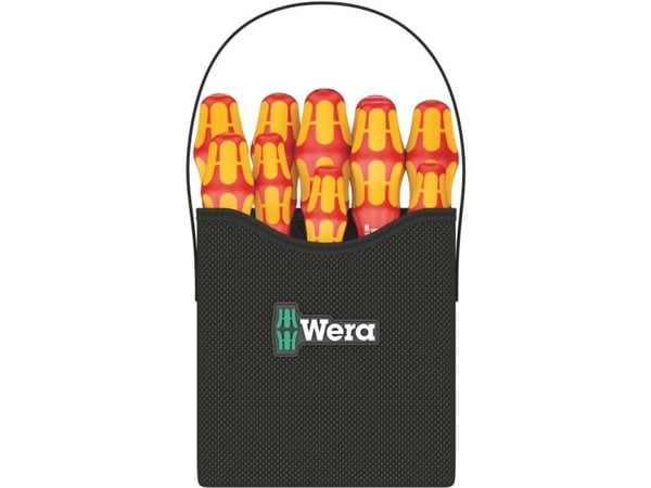 Wera Tools Kraftform 2go 100, 11 stykker, Phillips,Pozidriv,Torx, PH 1,PH 2, PZ 1,PZ 2, T10,T15,T20, 50 x 120 mm