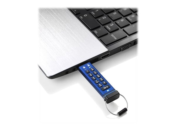 iStorage datAshur PRO - USB flash-enhet - krypterat - FIPS 140-2 Level 3 - 32 GB - USB 3.0