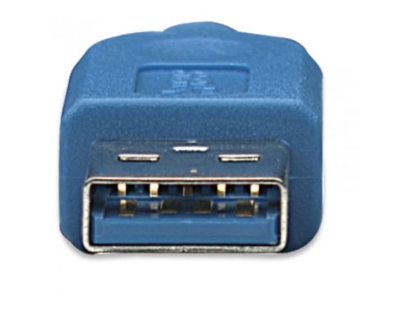 Techly 2.0m USB 3.0 A-Micro B M/M, 2 m, USB A, Micro-USB B, USB 3.2 Gen 1 (3.1 Gen 1), Hankjønn/hankjønn, Blå