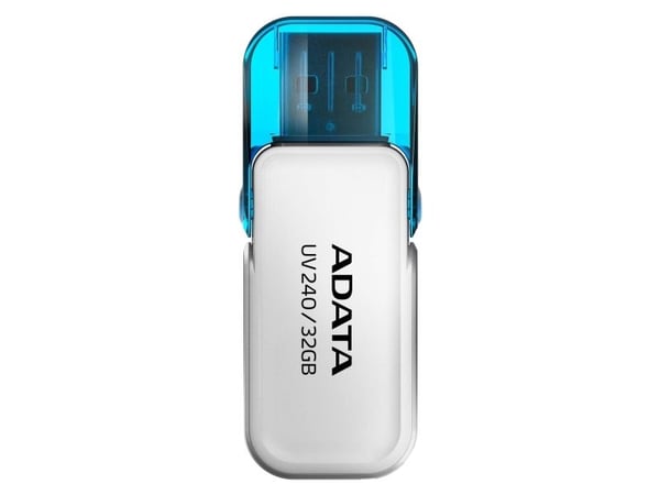 ADATA UV240 - USB flash-enhet - 32 GB - USB 2.0 - vit