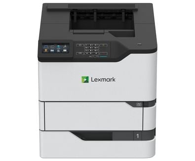 Lexmark MS822de - Skriver - S/H - Dupleks - laser - A4/Legal - 1200 x 1200 dpi - opp til 52 spm - kapasitet: 650 ark - USB 2.0, Gigabit LAN, USB 2....