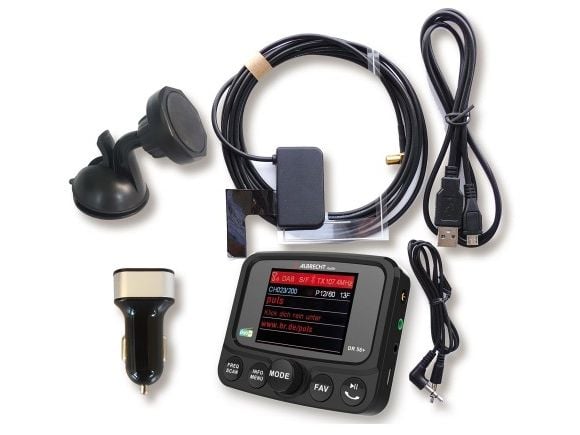 Albrecht DR 56+ DAB+, Bil, Digital, DAB, DAB+, FM, 87,6 - 107,9 MHz, 174 - 240 MHz, TFT