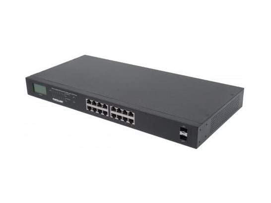 Intellinet 561259, Hallitsematon, Gigabit Ethernet (10/100/1000), Täysin kaksipuolinen, Power over Ethernet -tuki, Telineasennus