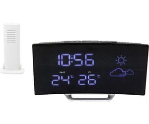 Soundmaster FUR100, Klokke, Analog, FM, LED, Blå, AC