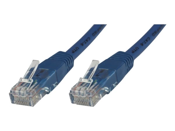 MicroConnect - Nettverkskabel - RJ-45 (hann) til RJ-45 (hann) - 2 m - UTP - CAT 6 - halogenfri - blå