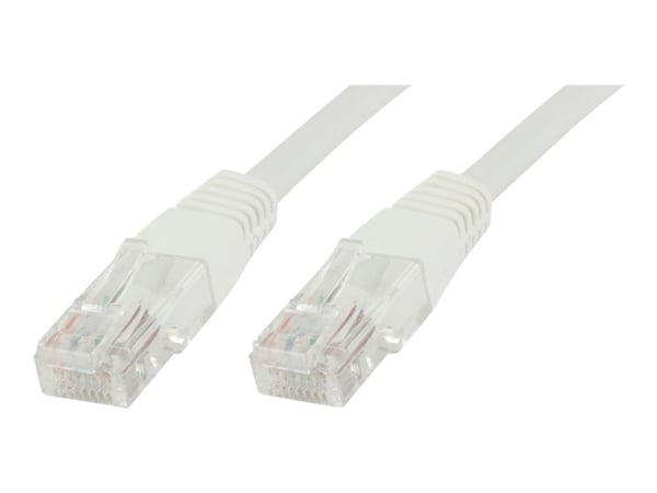 MicroConnect - Nettverkskabel - RJ-45 (hann) til RJ-45 (hann) - 2 m - UTP - CAT 6 - halogenfri - hvit