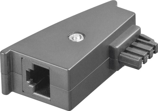 Goobay 45736, TAE, RJ-45, Grå
