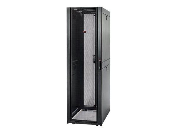 APC NetShelter SX Enclosure with Sides - Rack skap - svart - 45U - 19" - TAA-samsvar - for P/N: SMT2200I2U-BR, SRT1000XLA, SRT1500XLA, SRT2200XLA, ...