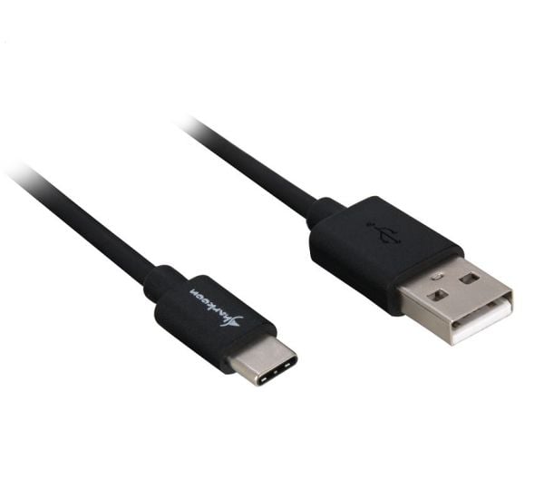 USB 2.0-kabel, USB-A-hann > USB-C-hann