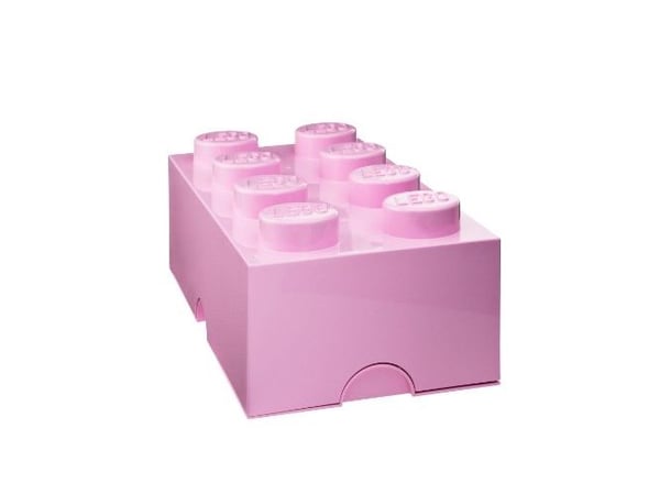 Room Copenhagen LEGO Storage Brick 8, Lager boks, Rosa, Monokromatisk, Rektangulær, Polypropylen (PP), 500 mm