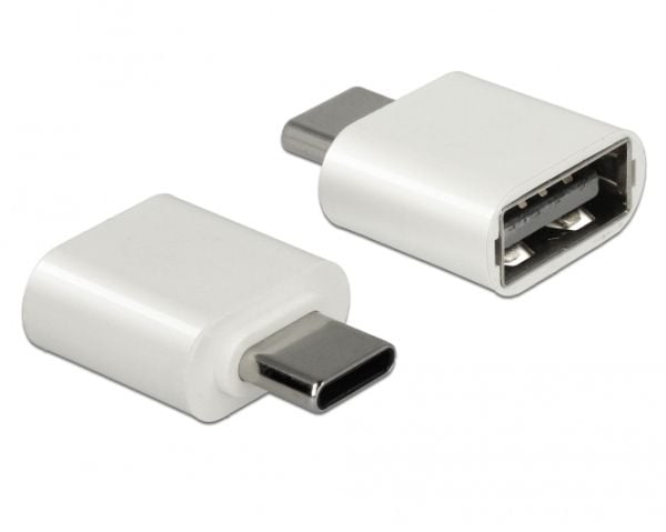 Delock - Mus - høyre- og venstrehåndet - optisk - 4 knapper - kablet - USB - antrasitt, glanshvit - løsvekt