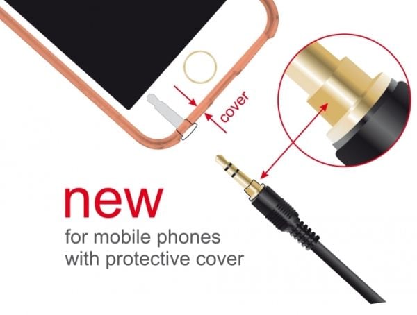 Delock - Ljudkabel - mini-phone stereo 3.5 mm hane till mini-phone stereo 3.5 mm hane - 3 m - svart