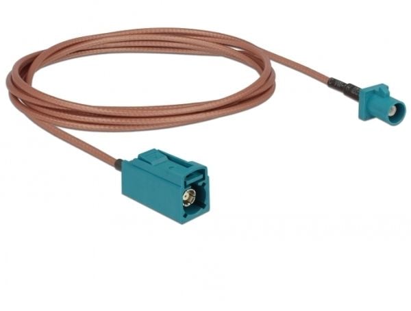 Delock - Antennekabel - FAKRA Z-kobling (hann) til FAKRA Z-kobling (hunn) - 1.8 m - koaksial - RG-316