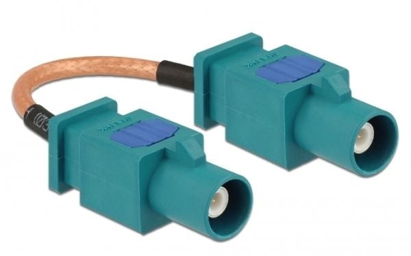 Delock - Antennekabel - FAKRA Z-kobling hann til FAKRA Z-kobling hann - 10 cm - koaksial
